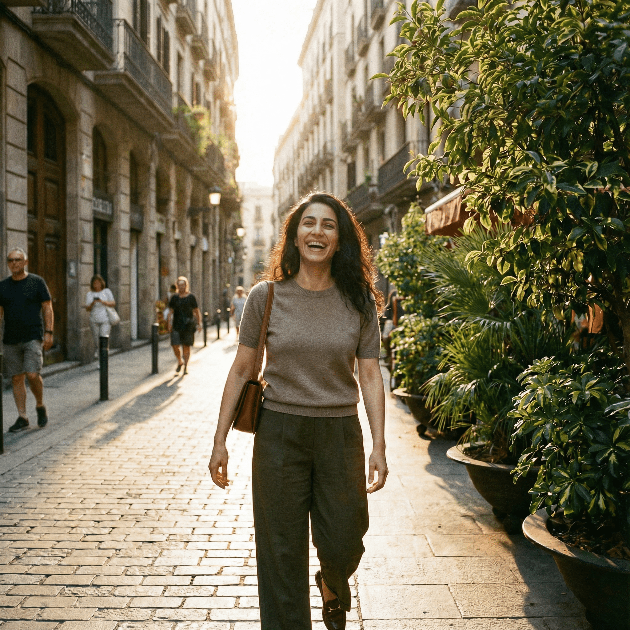 سويتر ناعم بأكمام قصيرة