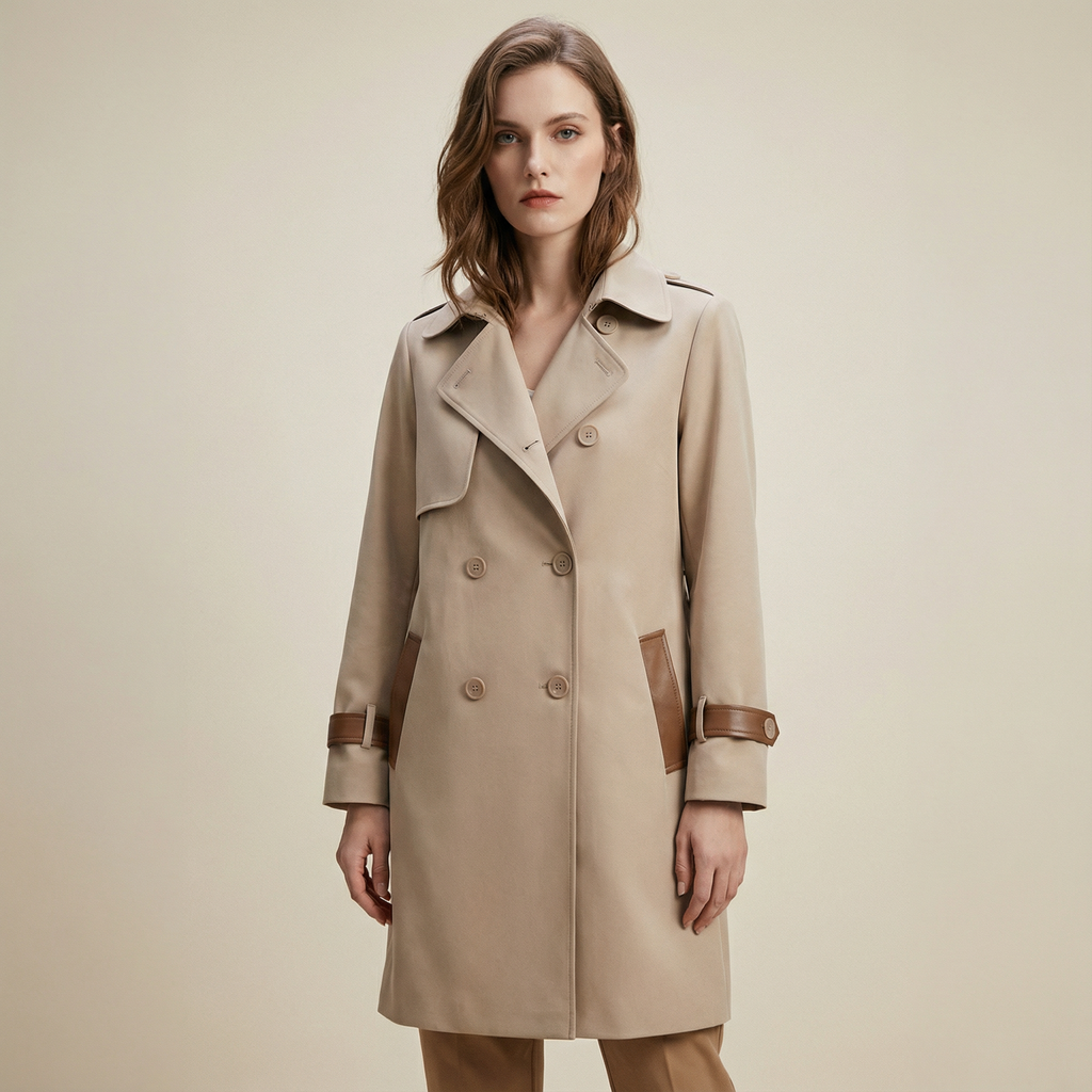 معطف كلاسيك بقصّة انسيابية