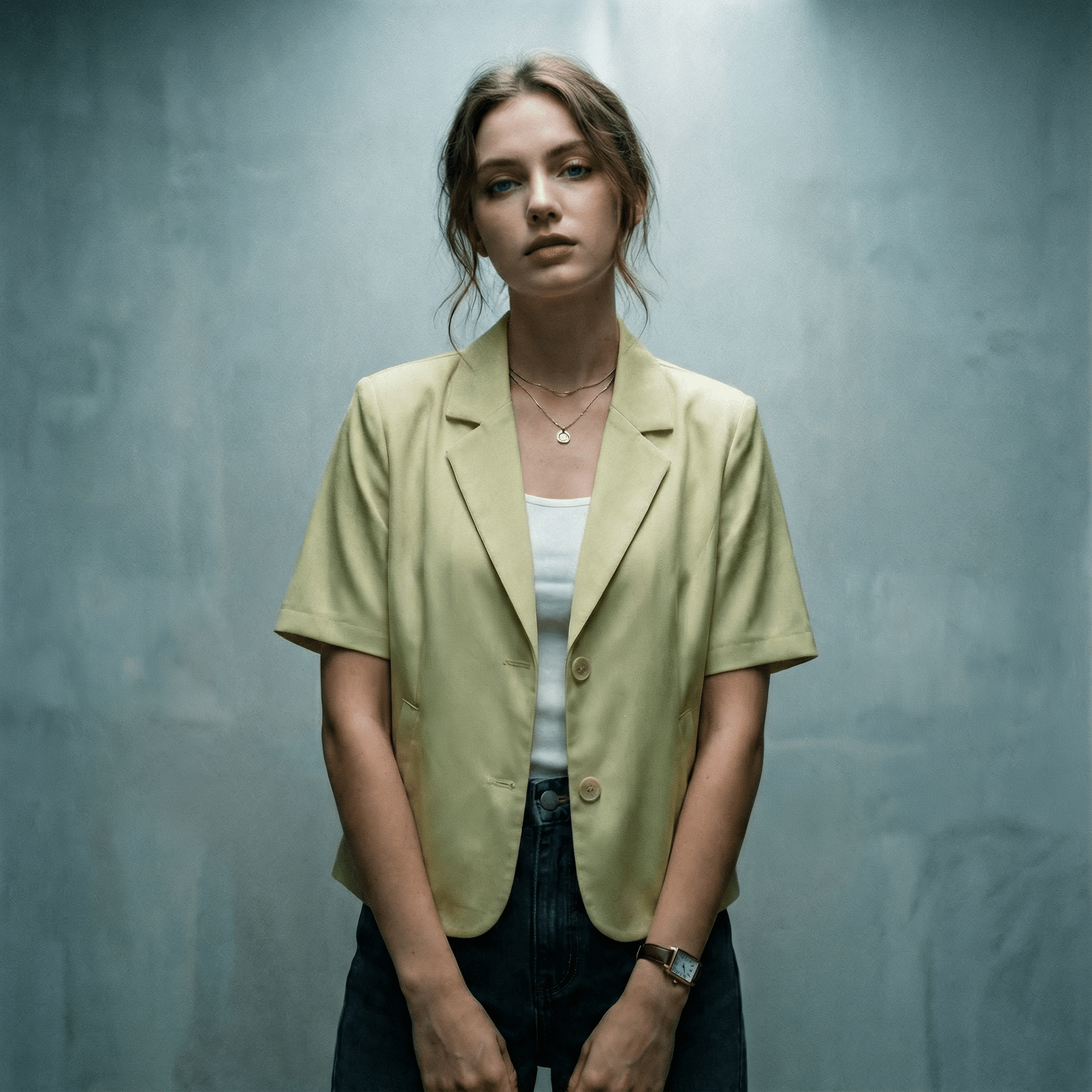 قميص بقصّة كلاسيكيه خفيفة