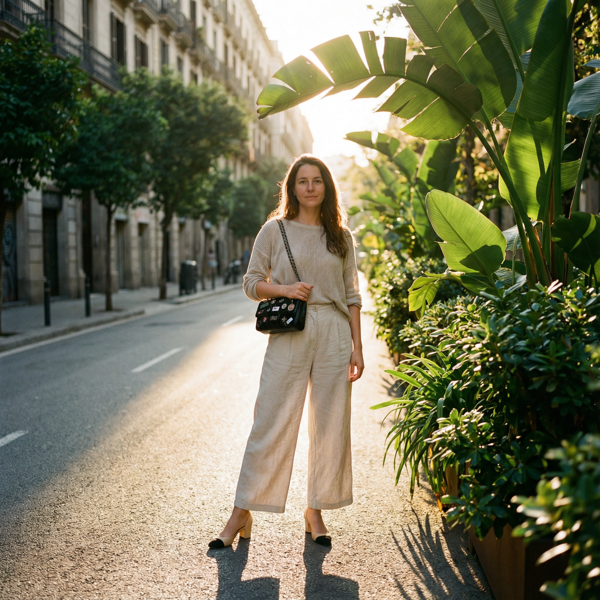 بنطال واسع بقصّة راقية