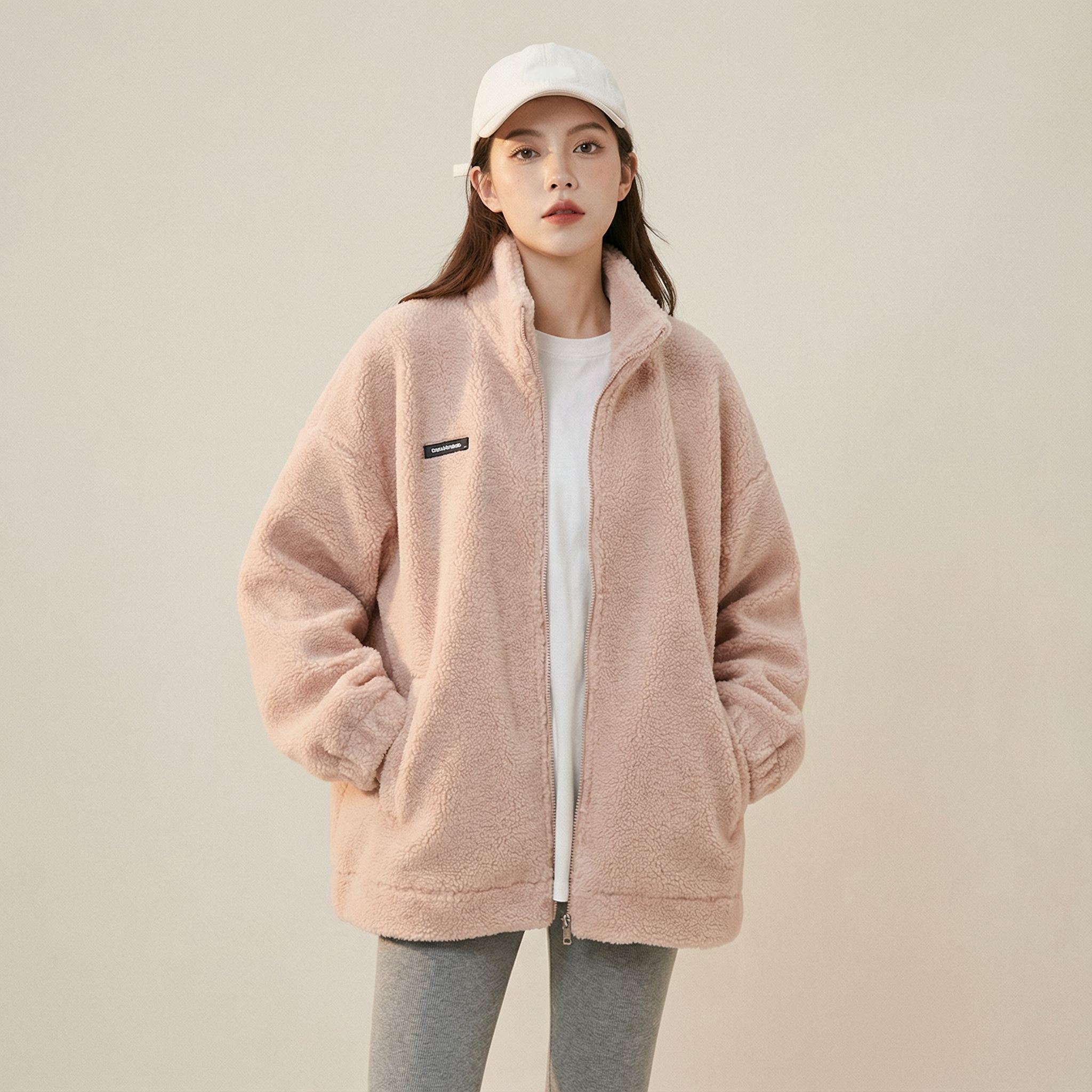 جاكيت شتوي ناعم بقصّة مريحة