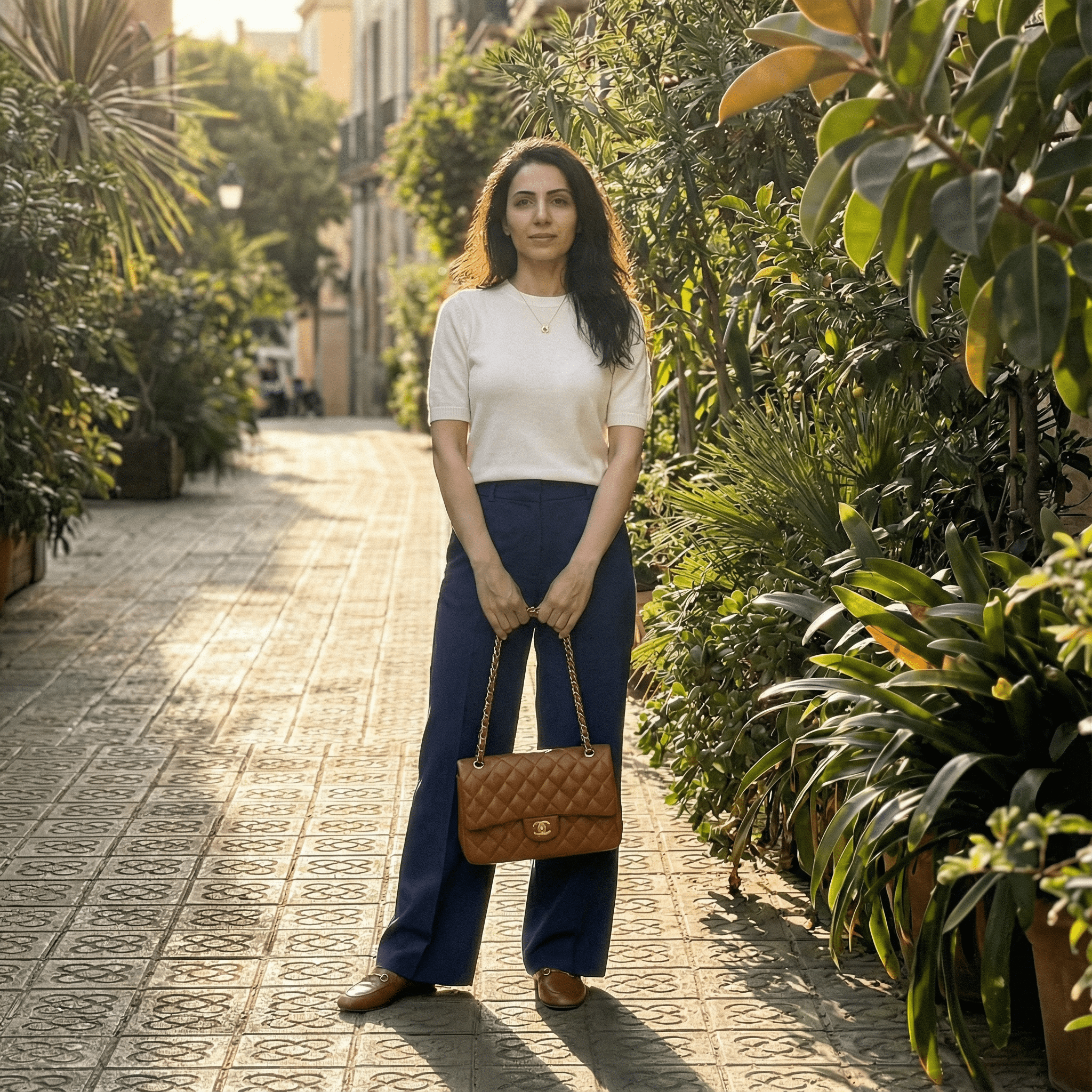 سويتر ناعم بأكمام قصيرة