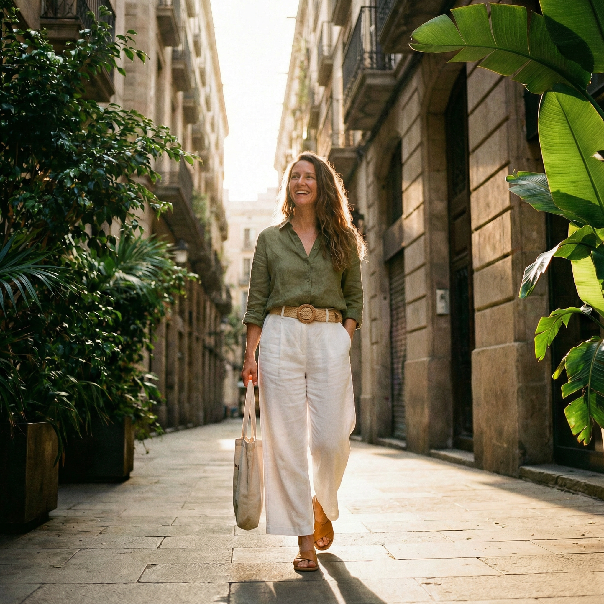 بنطال واسع بقصّة راقية