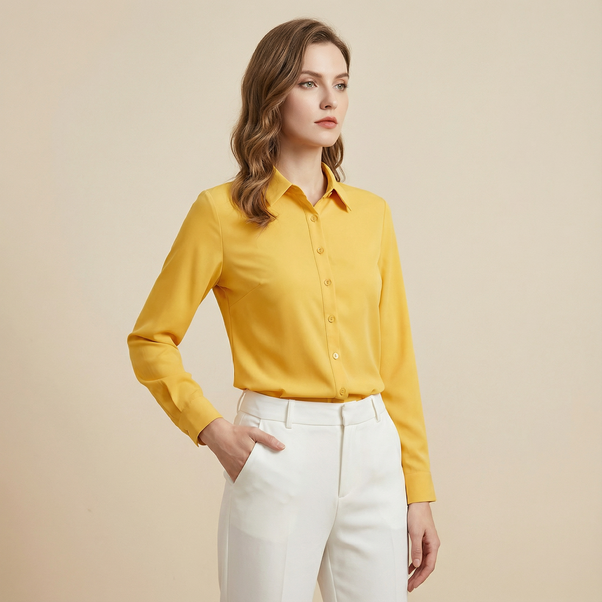 قميص كلاسيكي راقٍ